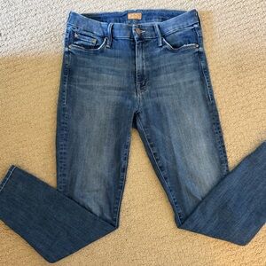 MOTHER straight leg jeans- size 27